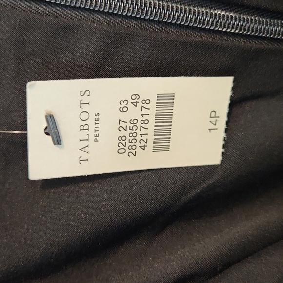 Talbots floral mini pencil skirt purple teal NWT fully lined - Picture 8 of 9